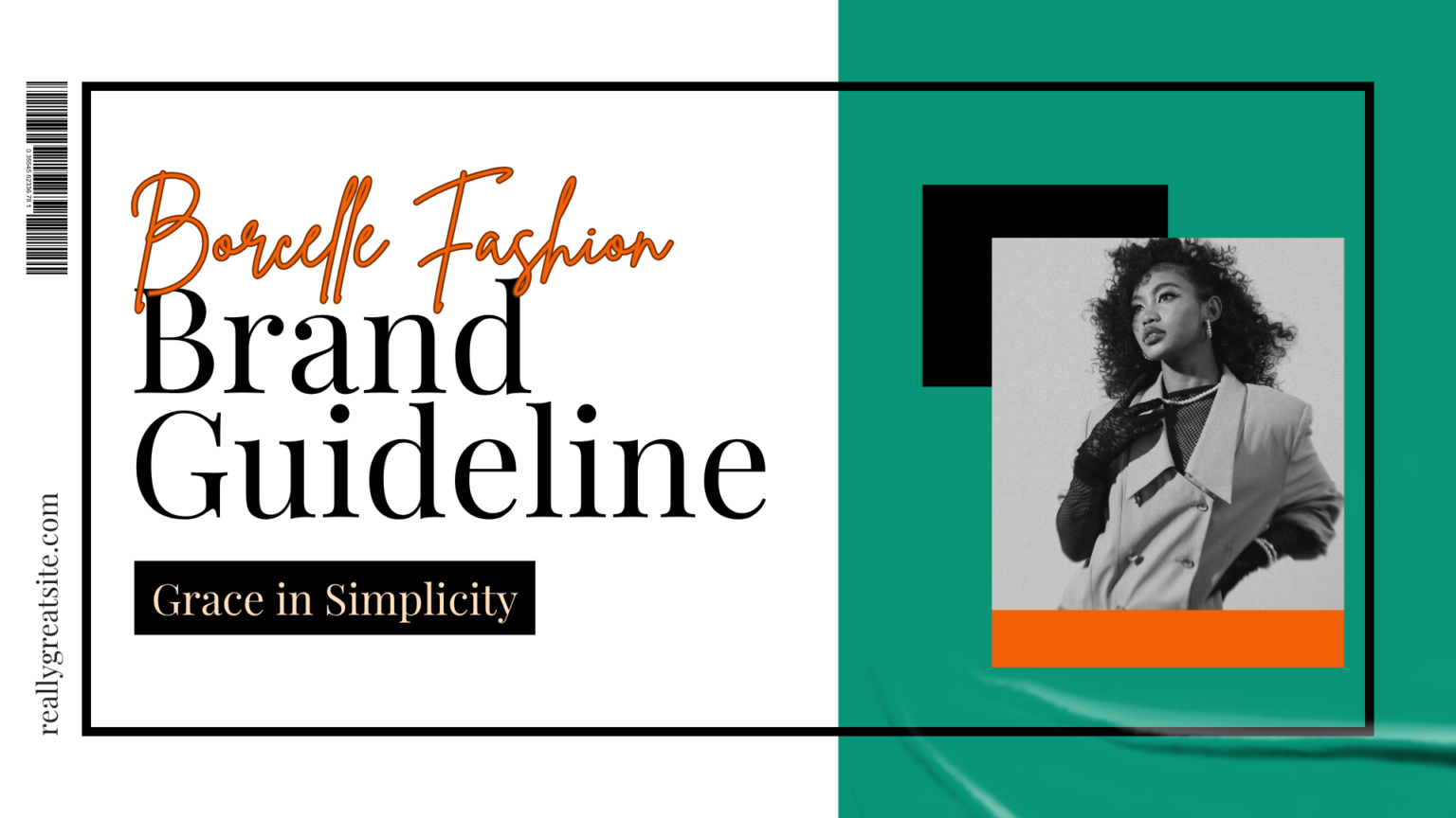 Home peach green and orange modern fashion brand guidelines presentation